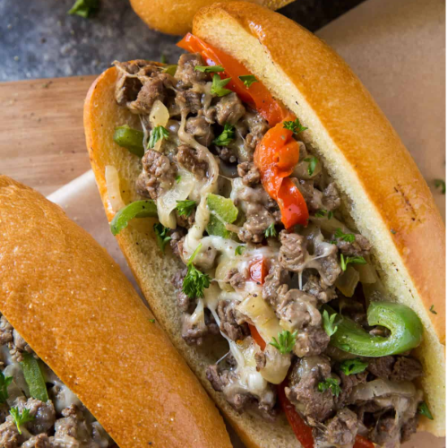 SW08 - Cheesesteak Sandwiches